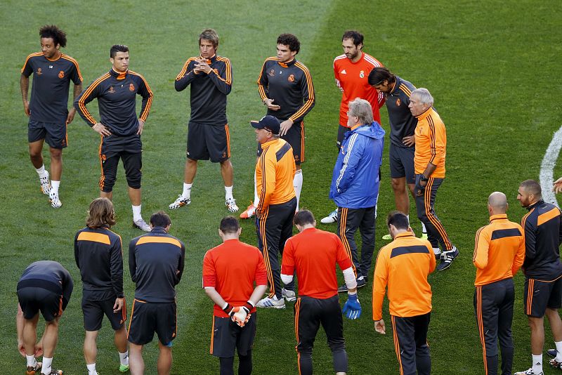 Entrenamiento del Real Madrid previo a la Final Champions 2014