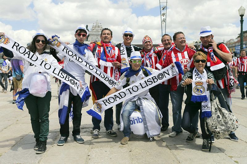 Rumbo a Lisboa, rumbo a la Décima, asi con mayúsculas, porque para los del Real Madrid la Champions es algo sagrado.