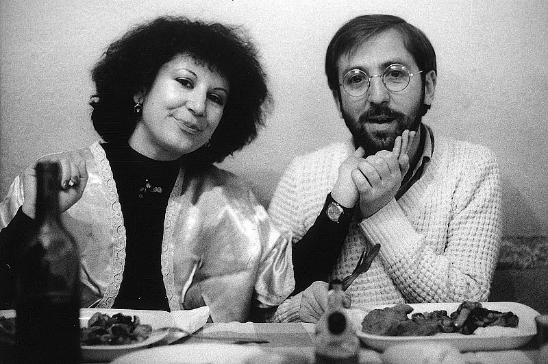 Karmele Marchante y Toni Puig. Enero 1977