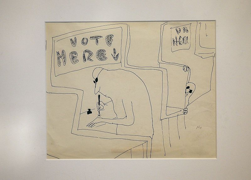 Dibujos y manuscritos de John Lennon subastados por Sotheby's