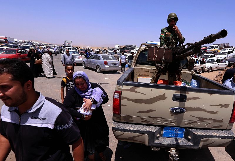 Medio millón de personas han huido de Mosul, según la Organización Internacional de Migraciones