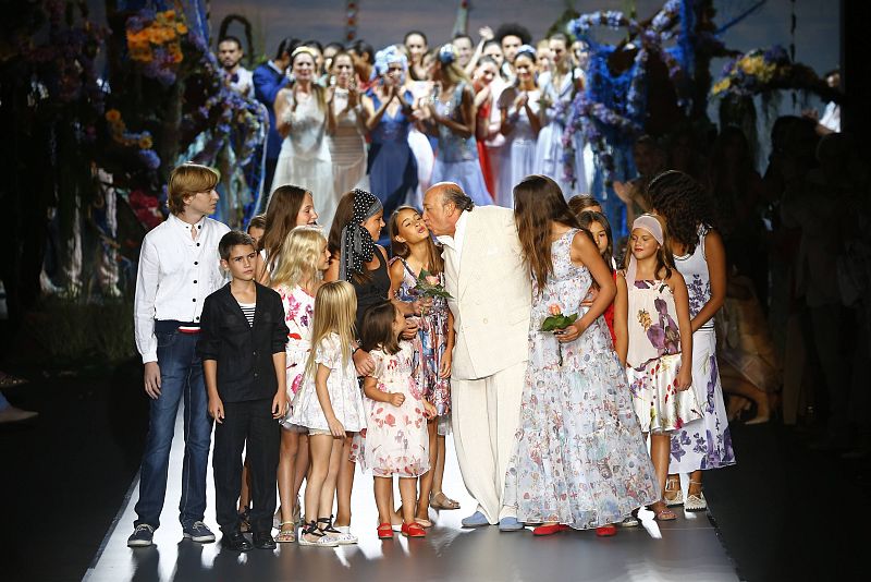Francis Montesinos en la segunda jornada de la 60 edición de la Mercedes FashionWeek de Madrid