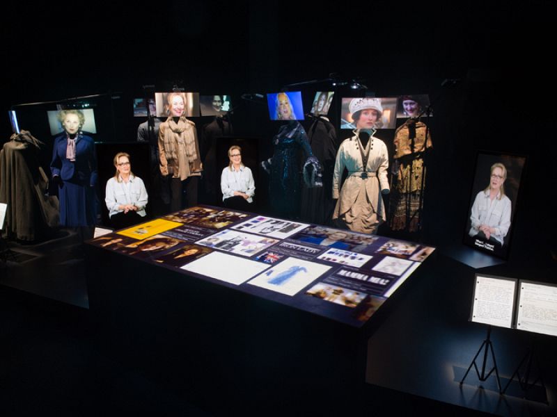 Sala dedicada a los personajes más emblemáticos de Meryl Streep. Entre ellos, los de películas como "Memorias de África" o La "dama de hierro".