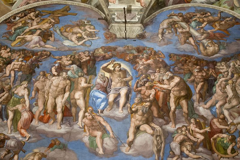 Después de tres años de trabajo científico y tecnológico, el Museo Vaticano instaló un nuevo sistema de aire acondicionado y un sistema LED que ilumina el fresco de Miguel Ángel "La Creación de Adán"