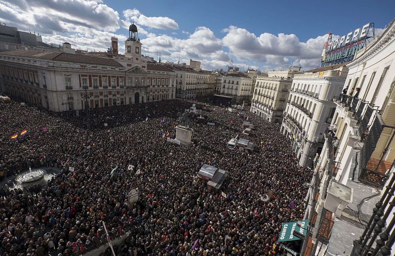 PODEMOS MARCHA EN MADRID POR EL CAMBIO