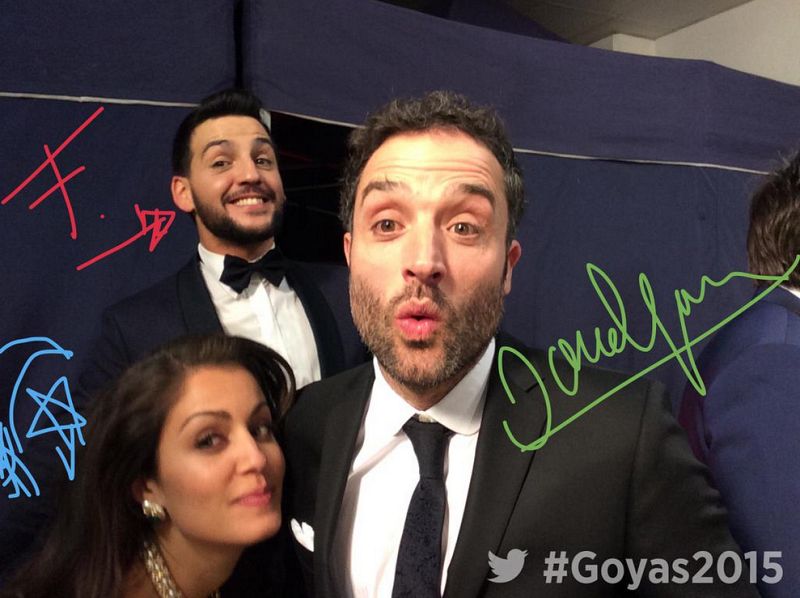 Daniel Guzmán, Hiba Abouk y Fran Perea