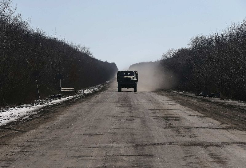 Con la toma de Debáltsevo, los prorrusos controlan un importante nudo de comunicaciones entre Donetsk y Lugansk