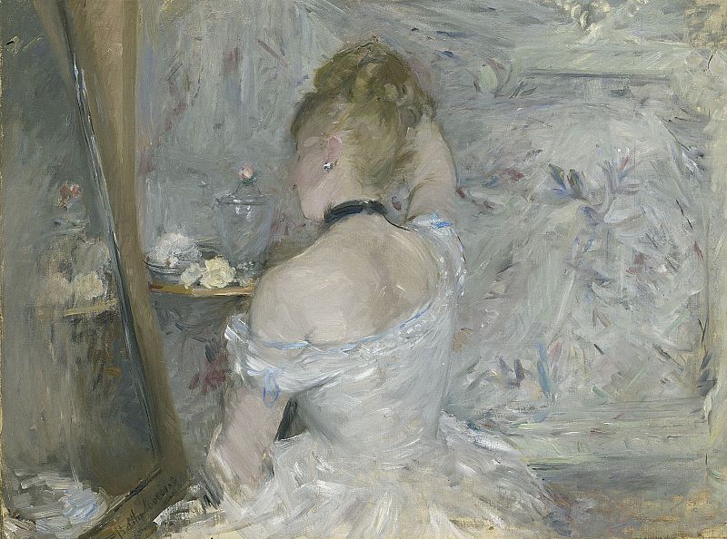'Mujer en el baño' (1875) Berthe Morisot. The Art Institute of Chicago