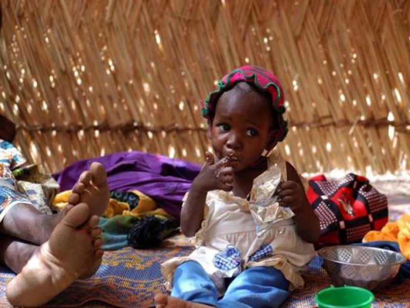 Hay 20 millones de niños que no se desarrollarán con normalidad por no comer lo suficiente.
