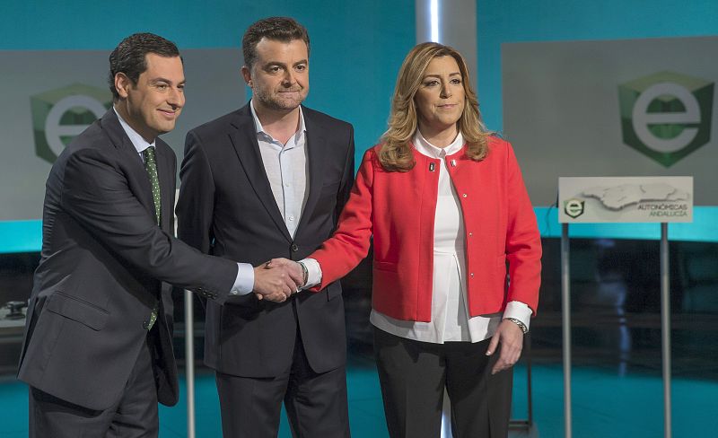 DÍAZ, MORENO Y MAILLO EN DEBATE ELECTORAL RTVE