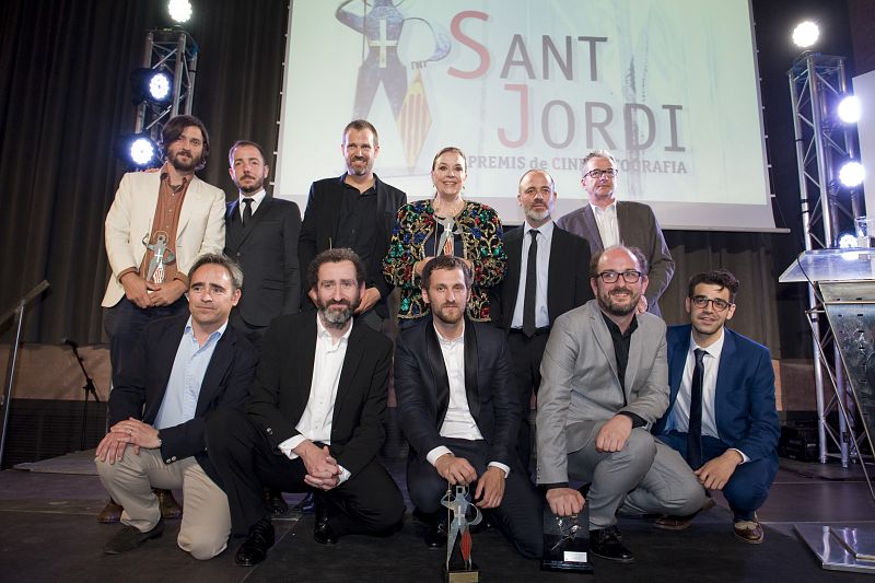 Foto de família dels premiats