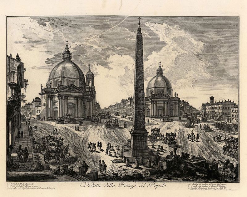 Piazza del Popolo, Roma /BNE