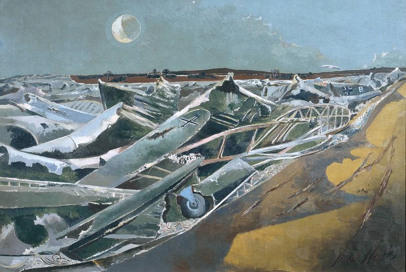 Imagen de la obra 'Totes Meer (Dead Sea)' (1940-41) de Paul Nash