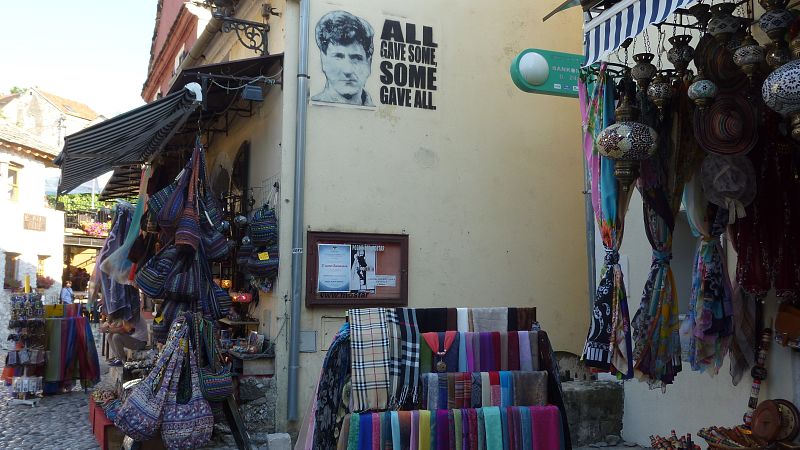 Pintada en el barrio antiguo