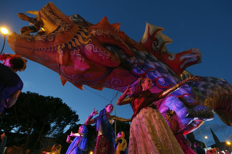 Cabalgata de Reyes en Madrid