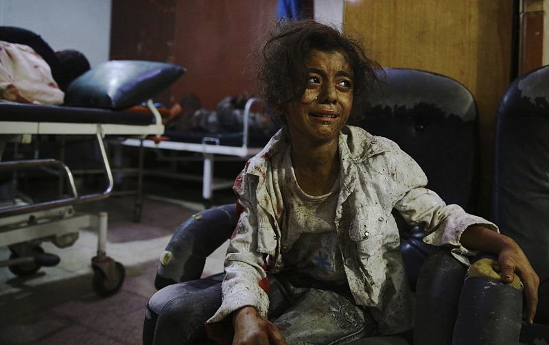 fotografía ganadora del segundo premio de la categoría de temas de actualidad de la 59 edición del World Press Photo, tomada por el fotógrafo Abd Doumany