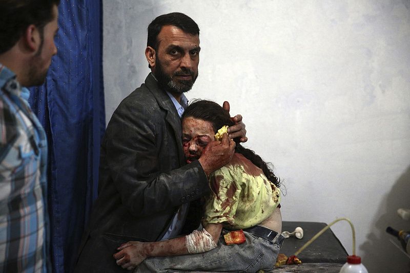Fotografía de la serie ganadora del segundo premio de la categoría de temas de actualidad de la 59 edición del World Press Photo, tomada por el fotógrafo Abd Doumany