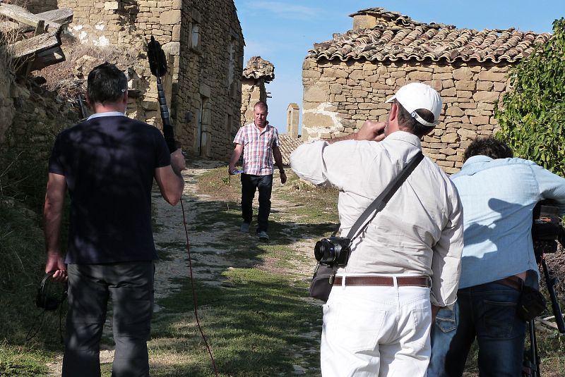 Rodando a Faustino, especialista en pueblos deshabitados