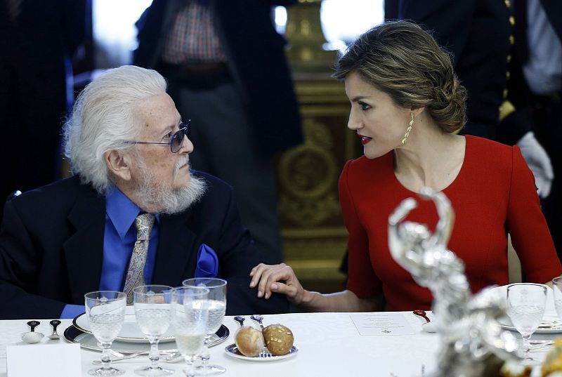 Almuerzo en el Palacio Real previo a la entrega del Cervantes