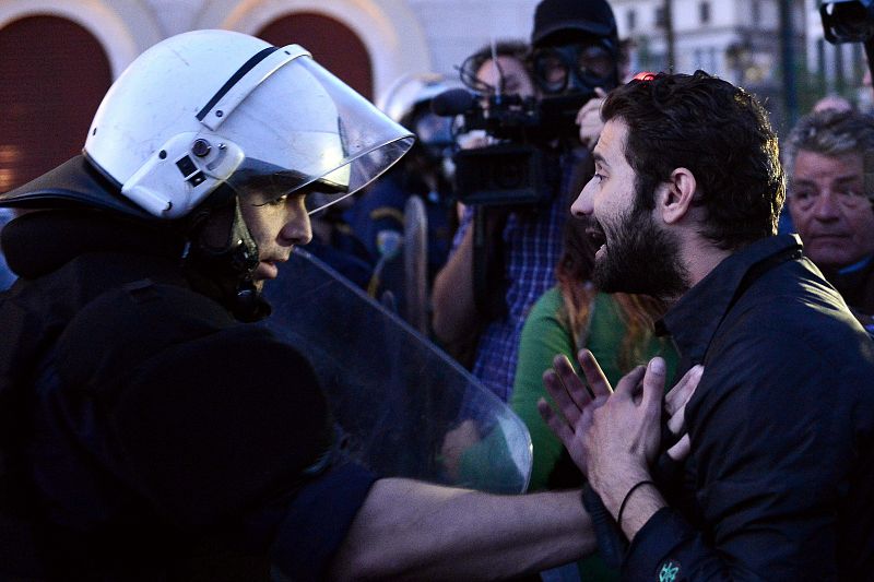 Manifestaciones en Grecia contra la reforma de las pensiones