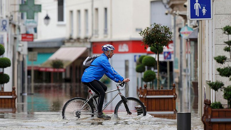 Inundaciones en el centro y este de Francia