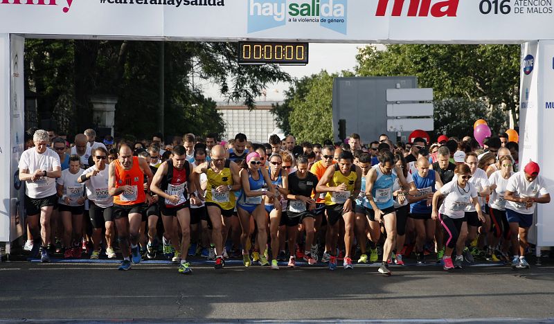 Carrera contra la violencia de género en Madrid