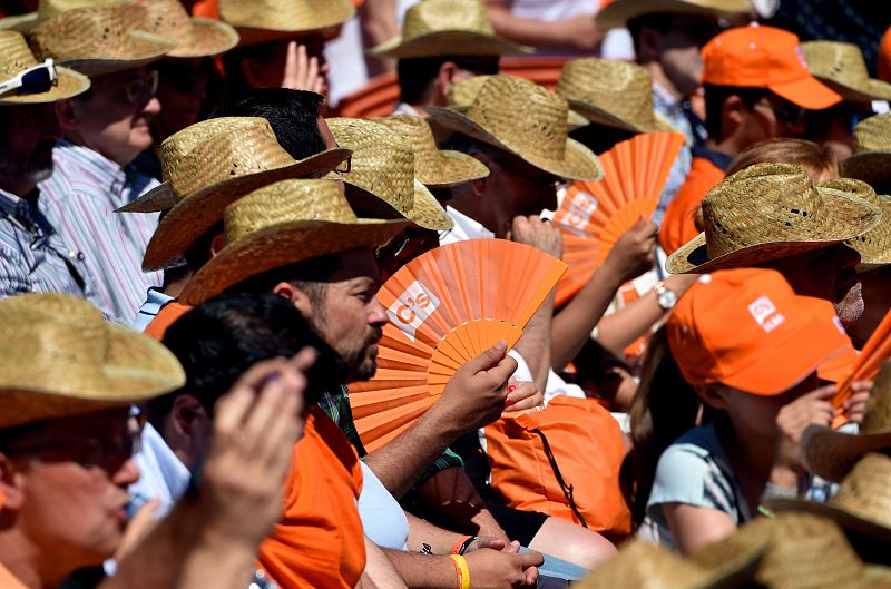 Ciudadanos ha celebrado su mitin central de campaña de Madrid en el Parque Berlín.