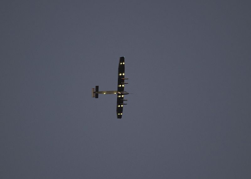 Después de un vuelo de aproximadamente 70 horas, el avión llegaba a España.