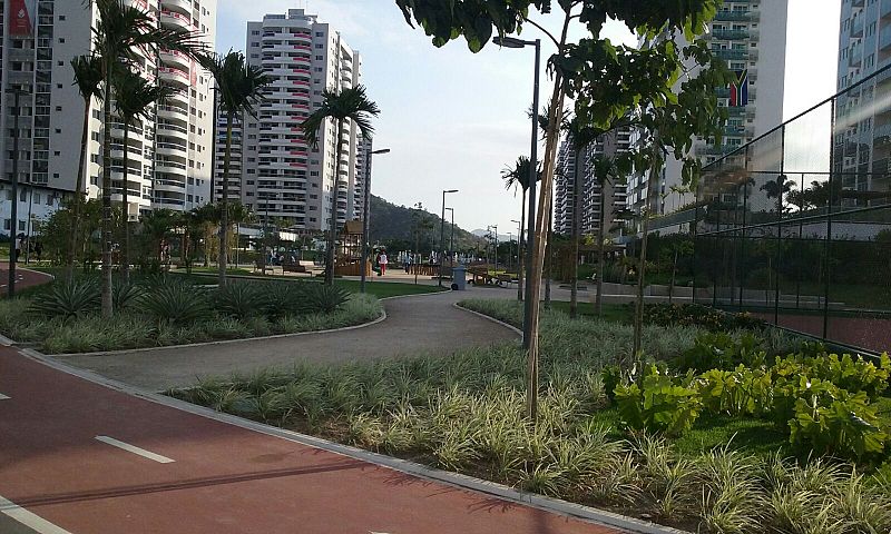 Recorrer el perímetro de la Villa Olímpica puede llevar unos 40 minutos a buen ritmo.