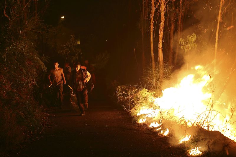 El incendio de Arbo ha calcinado 1.515 hectáreas
