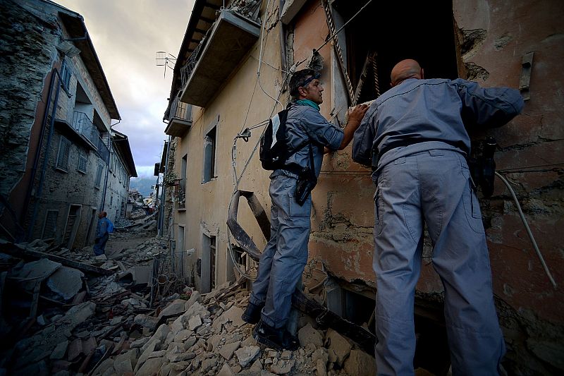 El terremoto se ha registrado a las 03:36 horas cerca de Accumoli y con epicentro a solo cuatro kilómetros de profundidad.