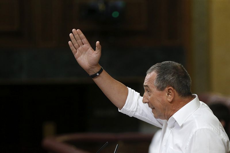 El portavoz de Compromís en el Congreso, Joan Baldoví