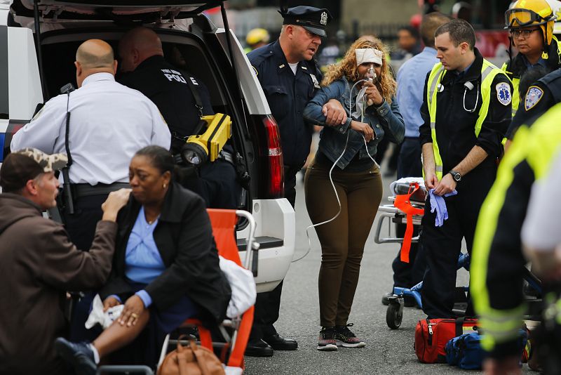 New Jersey Transit Commuter Train Crashes At Hoboken Terminal