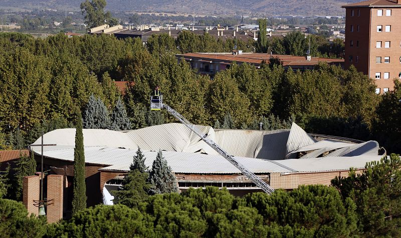 Se derrumba la cúpula y el techo de una iglesia de Talavera sin causar daños