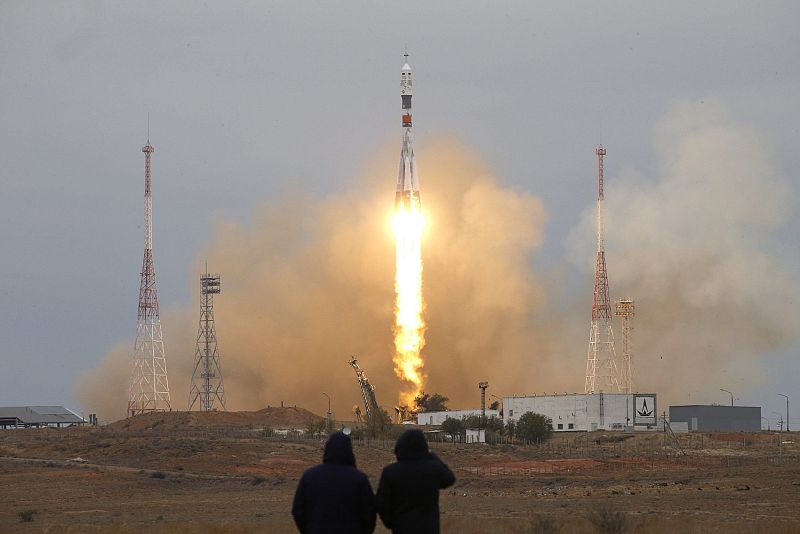 LANZAMIENTO DE LA SOYUZ MS-02