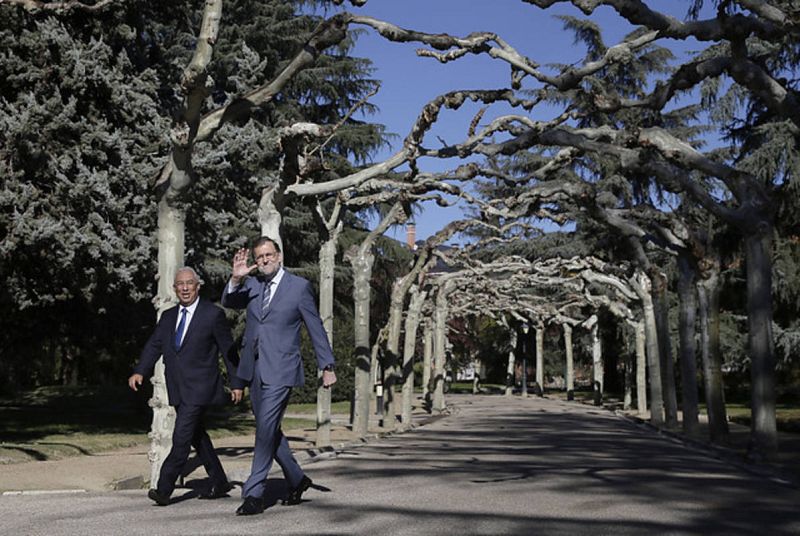 Rajoy recibe al primer ministro de Portugal, António Costa