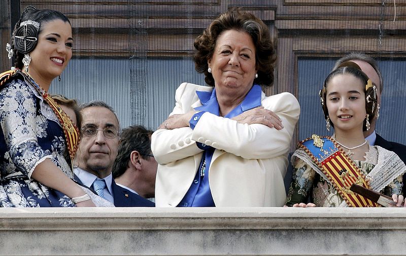 Rita Barberá en las Fallas de 2015