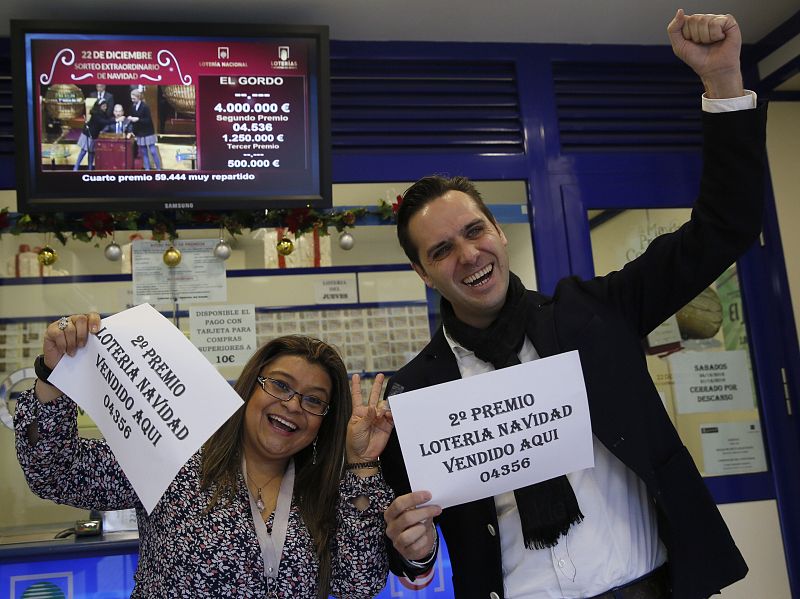 También en Madrid, segundo premio de la Lotería de Navidad