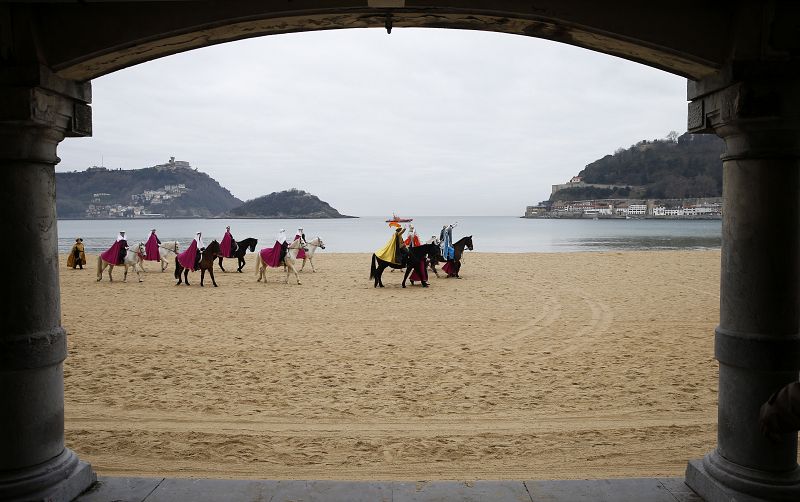 Los Reyes Magos en San Sebastián