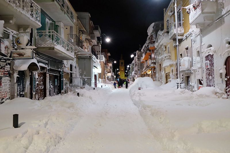 Frío y nieve en Italia