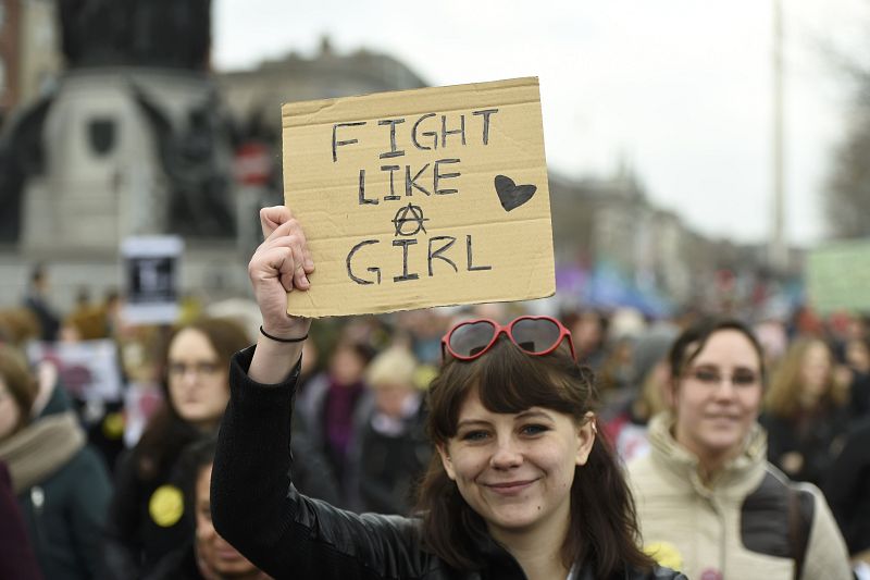 La "Marcha de las Mujeres" se repite en ciudades de todo el mundo
