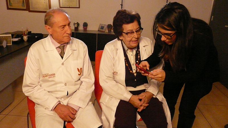 Los fundadores Amparo y Luis