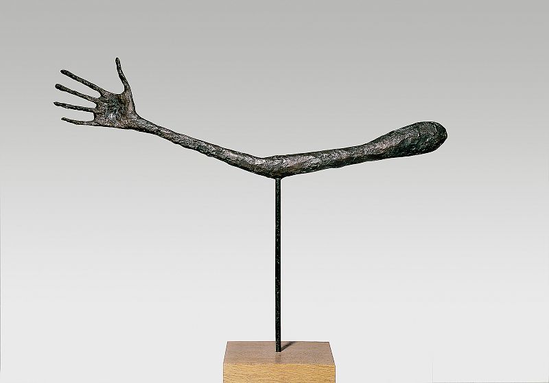 'The Hand'. Alberto Giacometti. 1947. Kunsthaus Zürich, Alberto Giacometti Stiftung.