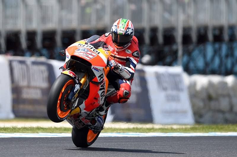 Nicky Hayden durante el Gran Premio de Australia 2016.