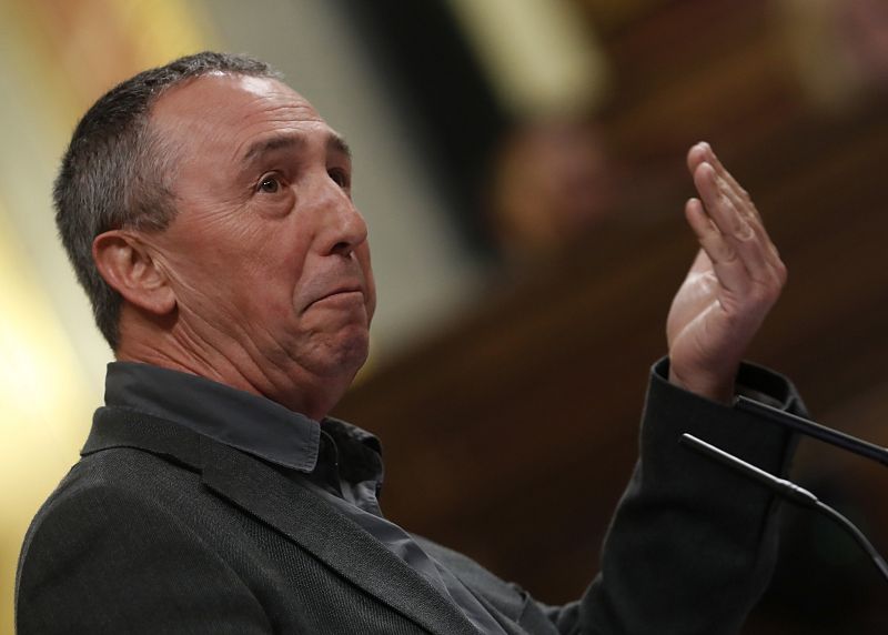 Baldoví, el portavoz de Compromís, interviene en el pleno