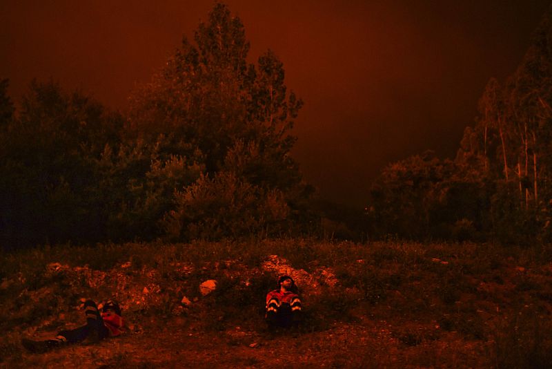 Un incendio asola el término municipal de Pedrógão Grande (Portugal)