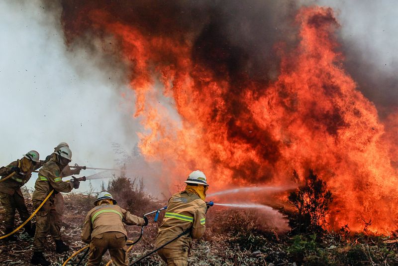 Forest fire in Alvaiazere