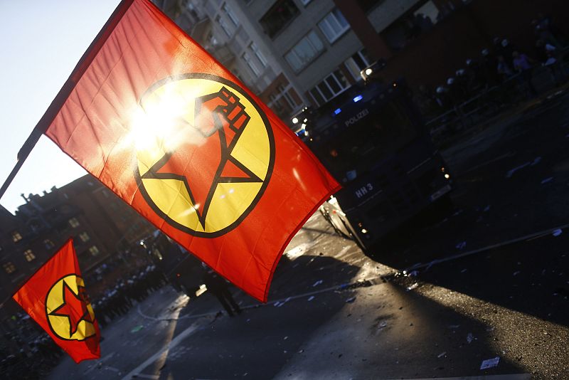 Banderas y protestas