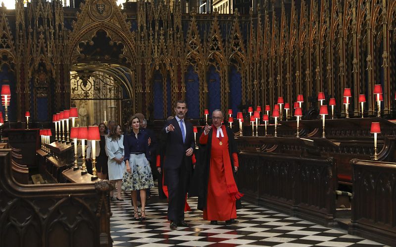 Los reyes visitan la Abadía de Westminster