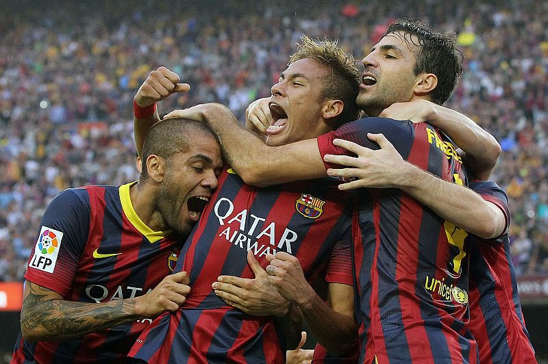 Jugando su primer Clasico con el Real Madrid